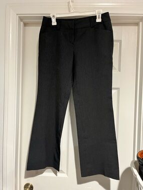 New York & Company Black Pinstripe Stretch Dress Pants